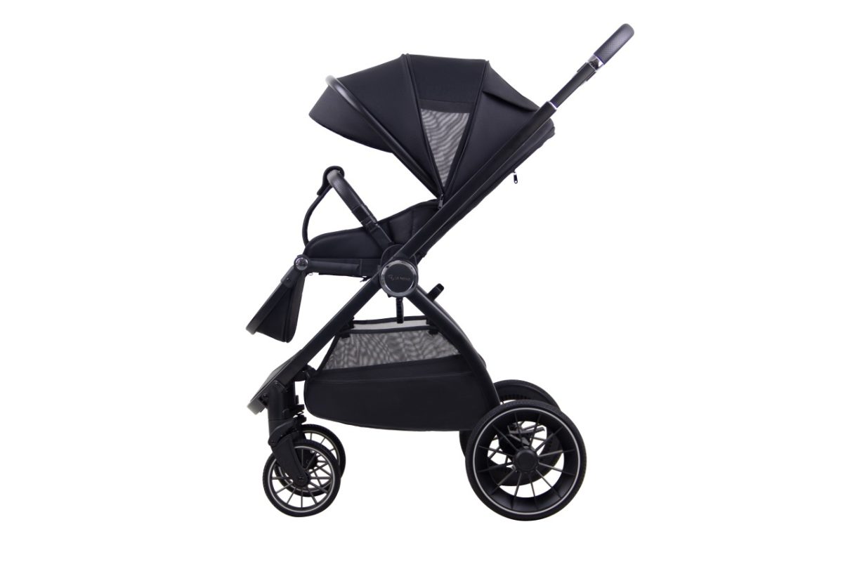 LA MAMA TRIO kolica za bebe 3u1 - black - Слика 4