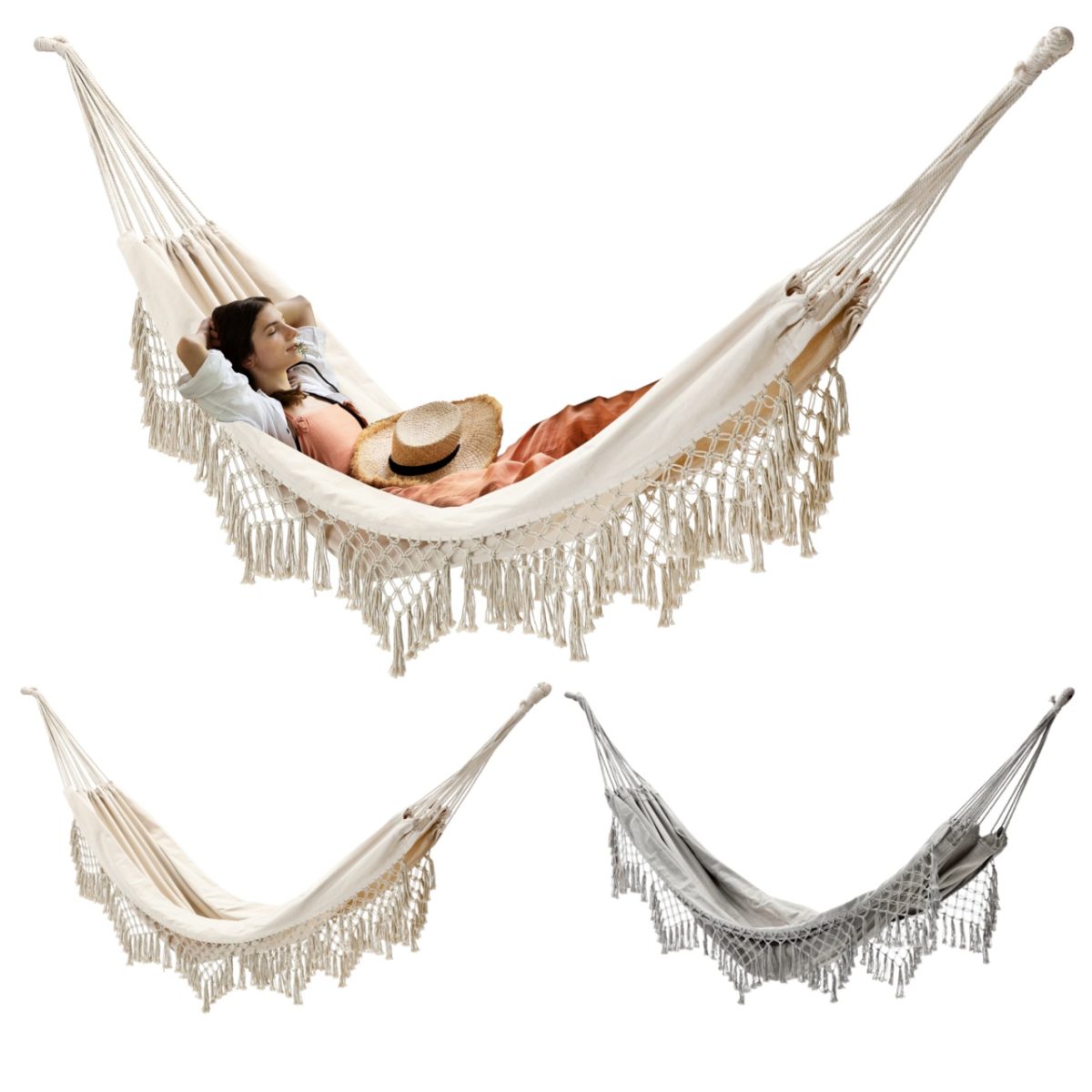 Ležaljka sa boho resama 200 x 150 cm - Слика 6