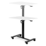 Mobilni podesivi sto 70x48 cm Laptop sto sa podesavanjem visine 71.5–112 cm White ModernHome - Слика 7