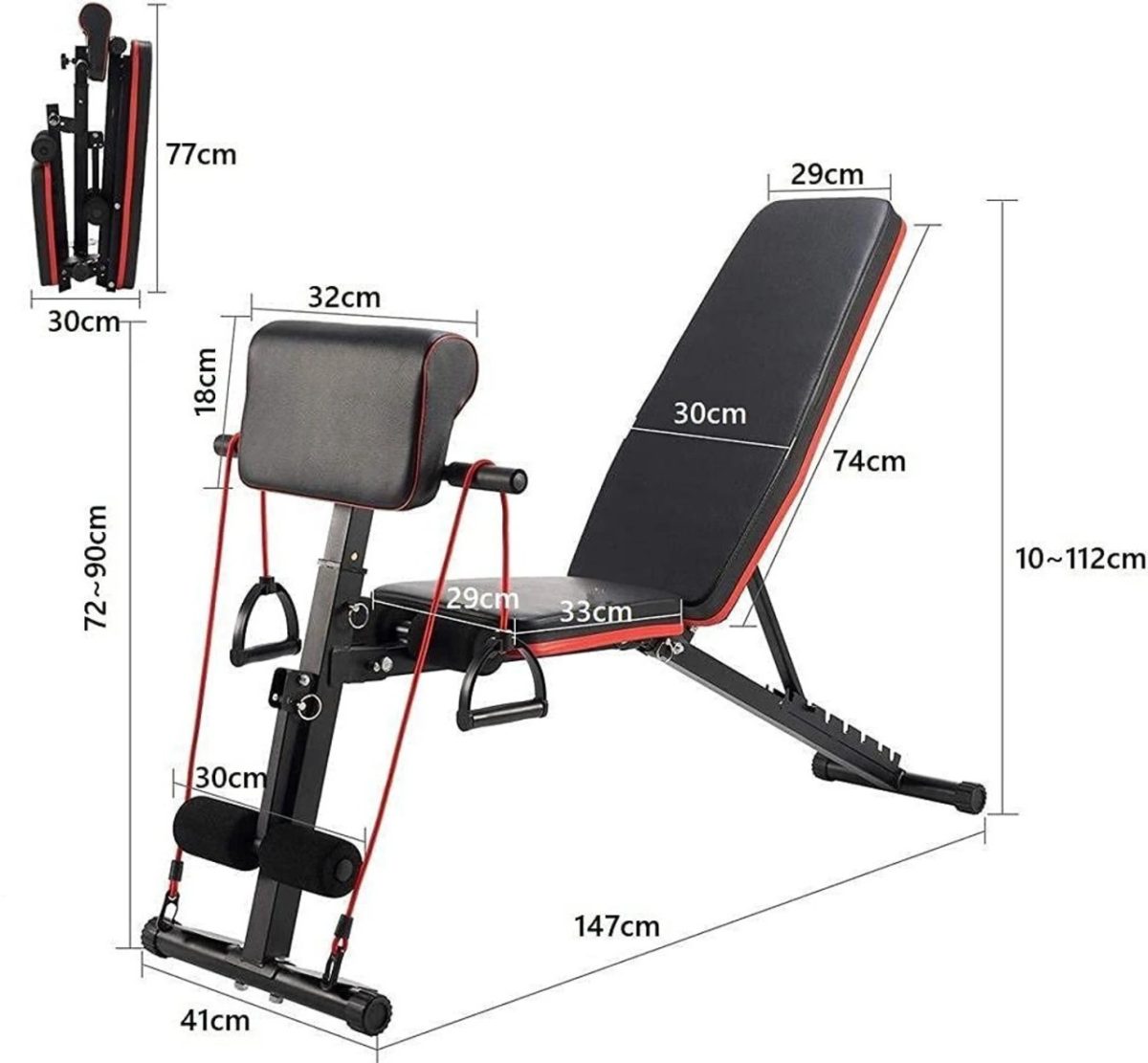 MULTIFUNKCIONALNA KLUPA ZA VEZBANJE GYM PRO BOLZZ - Слика 5