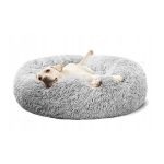 Plisani krevet za kucne ljubimce 100cm svetlo siva - Слика 2