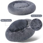 Plisani krevet za kucne ljubimce 100cm tamno siva - Слика 4