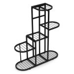 Polica za cveće 5 nivoa crna ModernHome - Слика 8