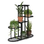 Polica za cveće 5 nivoa crna ModernHome - Слика 11