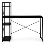 Radni sto 120x60 cm sa policama Black ModernHome - Слика 4