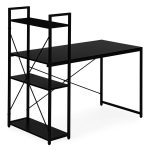 Radni sto 120x60 cm sa policama Black ModernHome - Слика 5