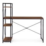 Radni sto 120x60 cm sa policama Dark ModernHome - Слика 4