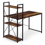 Radni sto 120x60 cm sa policama Loft Style ModernHome - Слика 5