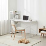 Radni sto 120x60 cm sa policama White ModernHome - Слика 3