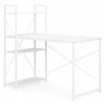 Radni sto 120x60 cm sa policama White ModernHome - Слика 6