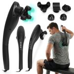 Ručni vibracioni masažer za telo sa 5 nastavaka, 20W, ModernHome