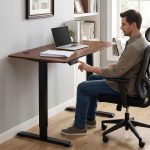 Samostojeci Electric sto 120x60 cm podesavanje visine 72–117 cm Dark Oak ModernHome - Слика 3