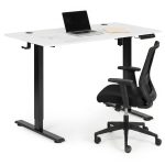 Samostojeci Electric sto 120x60 cm podesavanje visine 72–117 cm White ModernHome - Слика 8