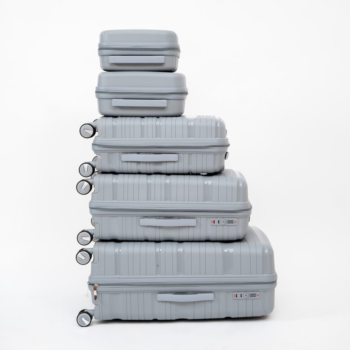 SET KOFERA EXPLORE 5/1 LIGHT GREY - Слика 2