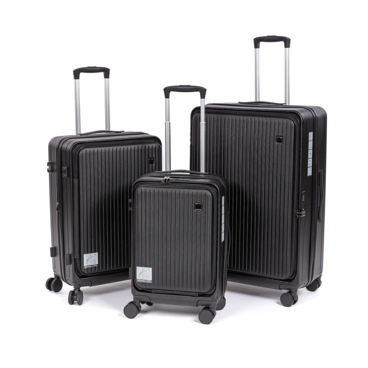 set-kofera-onyx-3-1-black16003 SET KOFERA ONYX 3/1 BLACK - Слика 1