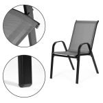 Set od 2 baštenske stolice dark grey MultiGarden - Слика 8