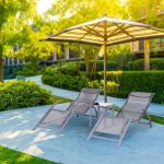 Set od 2 ležaljke za baštu sa stolom Gray - Слика 2