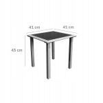 Set od 2 ležaljke za baštu sa stolom Gray - Слика 7