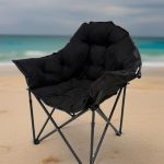 SKLOPIVA STOLICA ZA KAMPOVANJE RELAX BLACK BOLZZ