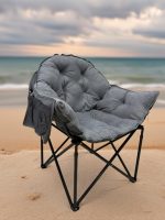 SKLOPIVA STOLICA ZA KAMPOVANJE RELAX GRAY BOLZZ - Слика 2