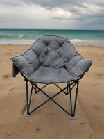 SKLOPIVA STOLICA ZA KAMPOVANJE RELAX GRAY BOLZZ - Слика 3