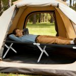 Sklopivi krevet za kampovanje black - Слика 6