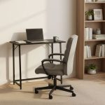 Sklopivi sto za kompijuter 80x45 cm laptop Table black ModernHome - Слика 3