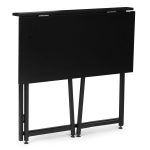 Sklopivi sto za kompijuter 80x45 cm laptop Table black ModernHome - Слика 8