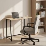 Sklopivi sto za kompijuter 80x45 cm Laptop Table Natur ModernHome