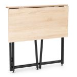 Sklopivi sto za kompijuter 80x45 cm Laptop Table Natur ModernHome - Слика 7