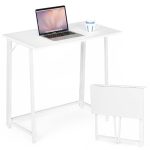 Sklopivi sto za kompijuter 80x45 cm Laptop Table White ModernHome - Слика 2