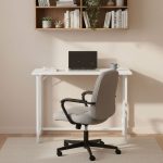 Sklopivi sto za kompijuter 80x45 cm Laptop Table White ModernHome - Слика 4