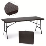 Sklopivi sto za proslave 180 cm Rattan Style ModernHome