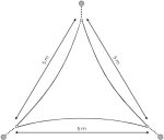 Solarno trouglasto jedro 5x5x5m Gray ModernHome - Слика 9