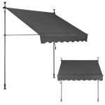 Tenda za terasu i balkon sa podešavanjem visine 2X1.2M Grey Multigarden - Слика 3