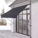 Tenda za terasu i balkon sa podešavanjem visine 2X1.2M Grey Multigarden - Слика 6