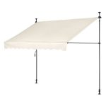Tenda za terasu i balkon sa podešavanjem visine 3x1.2m Beige Multigarden - Слика 2