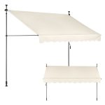 Tenda za terasu i balkon sa podešavanjem visine 3x1.2m Beige Multigarden - Слика 3