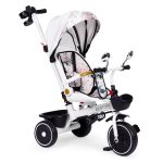 Tricikl za decu sa rotirajućim sedištem, gurajućim rukohvatom i tendom white, ECOTOYS - Слика 4