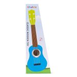 Ukulele drvena gitara za decu sa 4 najlonske žice i trzalicom bela– ECOTOYS - Слика 8