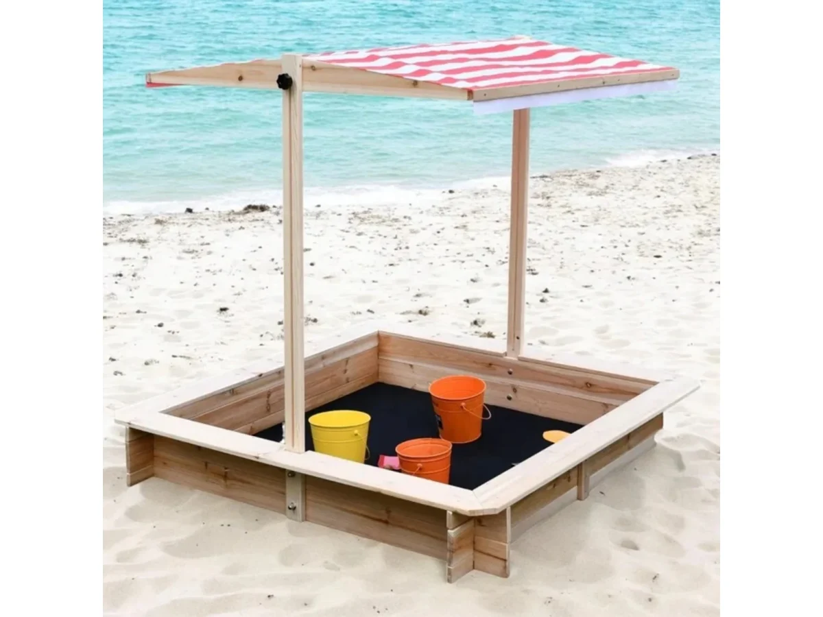 Kinder Home dečiji pesčanik sa podesivim krovom i UV zaštitom C766 - Слика 3