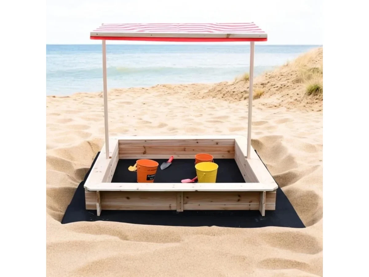 Kinder Home dečiji pesčanik sa podesivim krovom i UV zaštitom C766 - Слика 4