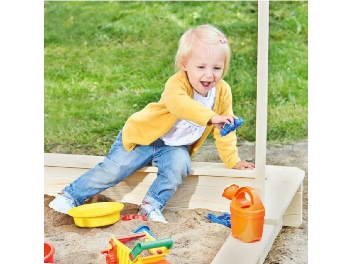Kinder Home dečiji pesčanik sa podesivim krovom i UV zaštitom C766 - Слика 6