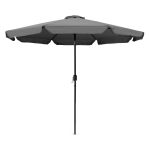 Veliki 3m suncobran sa nagibom Dark grey - Слика 2