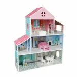 DRVENA KUCICA ZA LUTKE W08417