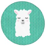 3D prostirka "Jagnje" (prečnik 75 cm)