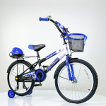 721-20” Deciji bicikl sa pomocnim tockovima ”No fear” plava - Слика 2