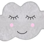 3D prostirka "Oblačić" sivi 60x100 cm