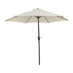 Aluminijumski suncobran 270 cm bež - Слика 2