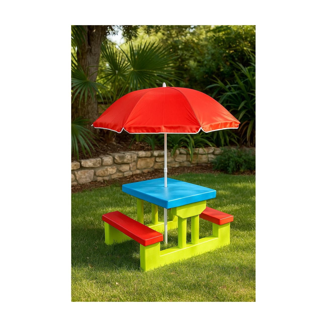 15-574000-1 Dečiji sto i klupa 67x79x135(v)cm - Слика 1